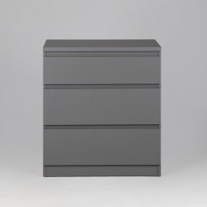 2.03.02.060.4 КАСТОР комод 3 ящика RU серый в Салехарде - salekhard.ok-mebel.com | фото 2