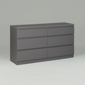 2.03.02.080.4 КАСТОР комод 6 ящиков RU серый в Салехарде - salekhard.ok-mebel.com | фото