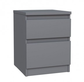 2.03.03.050.4 КАСТОР тумба 2 ящика RU серая в Салехарде - salekhard.ok-mebel.com | фото