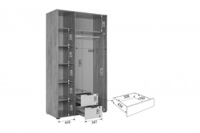 АДАМ Спальный гарнитур (модульный) белое дерево в Салехарде - salekhard.ok-mebel.com | фото 15