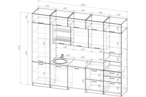 АНТИКА Кухонный гарнитур Экстра 5 (3000 мм) в Салехарде - salekhard.ok-mebel.com | фото 2