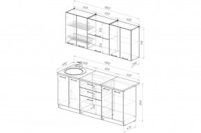 АНТИКА Кухонный гарнитур Макси 2 (1800 мм) в Салехарде - salekhard.ok-mebel.com | фото 2