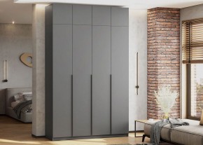 Антресоль 1600 «ШК-5» Графит серый в Салехарде - salekhard.ok-mebel.com | фото 4