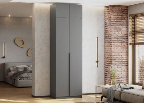 Антресоль 800 «ШК-5» Графит серый в Салехарде - salekhard.ok-mebel.com | фото 4
