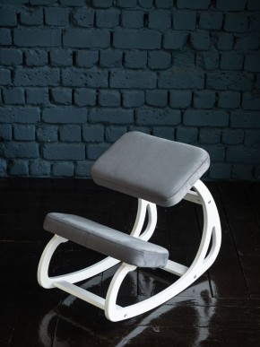 Балансирующий коленный стул Конёк Горбунёк (Белый) в Салехарде - salekhard.ok-mebel.com | фото 3