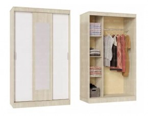 БАРИ Шкаф-купе с зеркалом (1300) в Салехарде - salekhard.ok-mebel.com | фото