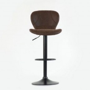 Барный стул Barneo N-86 Time / Black / VPU Brown Vintage коричневый винтаж PK970-18 в Салехарде - salekhard.ok-mebel.com | фото 3