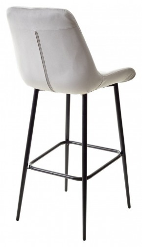 Барный стул ХОФМАН, цвет H-09 Светло-серый, велюр / черный каркас М-City в Салехарде - salekhard.ok-mebel.com | фото 6