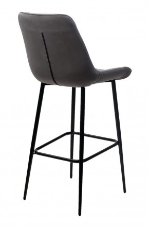 Барный стул ХОФМАН, цвет H-14 Серый, велюр / черный каркас М-City в Салехарде - salekhard.ok-mebel.com | фото 4