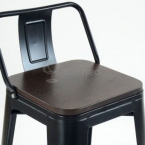 Барный стул N-238 Tolix Wood style Черный в Салехарде - salekhard.ok-mebel.com | фото 3