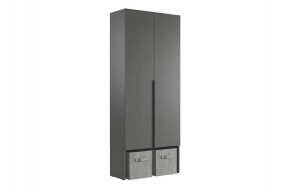 БАСКО Прихожая К10 (графит) в Салехарде - salekhard.ok-mebel.com | фото 4