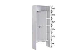 БАСКО Прихожая К10 (графит) в Салехарде - salekhard.ok-mebel.com | фото 6