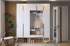 БАСКО Прихожая К7 (белое дерево) в Салехарде - salekhard.ok-mebel.com | фото 13