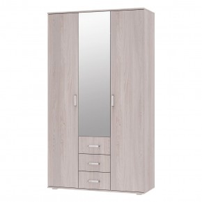 БЕЛЛА Шкаф 3-х створчатый (Ясень белый) в Салехарде - salekhard.ok-mebel.com | фото