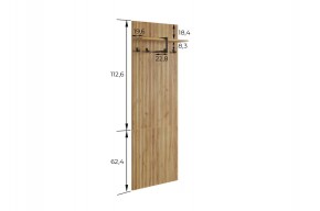 БОДРУМ Прихожая (модульная) дуб крафт золотой в Салехарде - salekhard.ok-mebel.com | фото 2