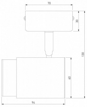 Бра Eurosvet Morgan 20124/1 белый/ черный в Салехарде - salekhard.ok-mebel.com | фото 3