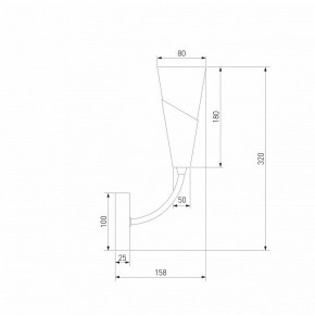 Бра Eurosvet Rhyton 60167/1 латунь в Салехарде - salekhard.ok-mebel.com | фото 5