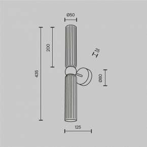 Бра Maytoni Antic MOD302WL-02GR1 в Салехарде - salekhard.ok-mebel.com | фото 4