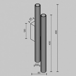 Бра Maytoni Calipso C082WL-24W2.7K-B в Салехарде - salekhard.ok-mebel.com | фото 5