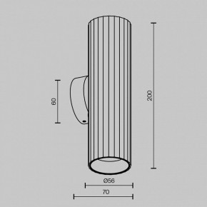 Бра Maytoni Calipso C106WL-02-GU10-B в Салехарде - salekhard.ok-mebel.com | фото 6