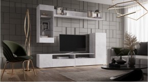 ДАЛЛАС Гостиная (модульная) цемент светлый в Салехарде - salekhard.ok-mebel.com | фото