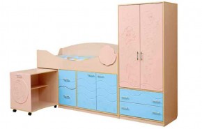 Набор мебели для детской Юниор -12.2 (700*1860) МДФ матовый в Салехарде - salekhard.ok-mebel.com | фото