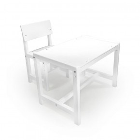 Детский растущий комплект стол и стул Я САМ "Лофт" (Белый, Белый) в Салехарде - salekhard.ok-mebel.com | фото