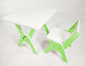 Детский растущий стол-парта и стул Я САМ "Умка" (Зеленый) в Салехарде - salekhard.ok-mebel.com | фото 1
