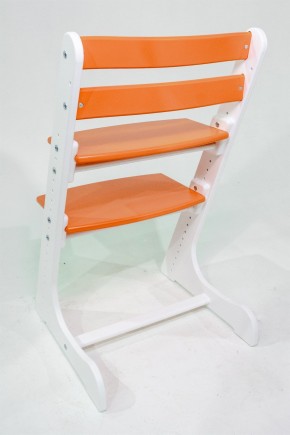 Детский растущий стул Конёк Горбунёк Комфорт ( Бело-оранжевый) в Салехарде - salekhard.ok-mebel.com | фото 6