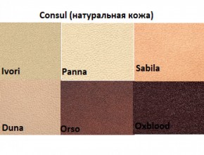 Диван двухместный Алекто Consul натуральная кожа в Салехарде - salekhard.ok-mebel.com | фото 5