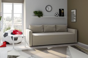 Диван-кровать Вало светло-серый, ткань рогожка в Салехарде - salekhard.ok-mebel.com | фото 2