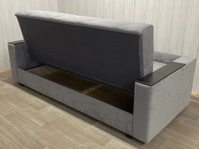Диван Престиж-15 (НПБ+МДФ) велюр Sensey silver в Салехарде - salekhard.ok-mebel.com | фото 4