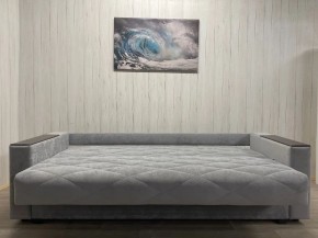 Диван Престиж-15 (НПБ+МДФ) велюр Sensey silver в Салехарде - salekhard.ok-mebel.com | фото 5