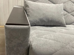Диван Престиж-15 (НПБ+МДФ) велюр Sensey silver в Салехарде - salekhard.ok-mebel.com | фото 6
