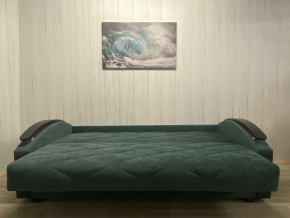 Диван Престиж-16 (НПБ+МДФ) велюр Sensey bottle green в Салехарде - salekhard.ok-mebel.com | фото 3