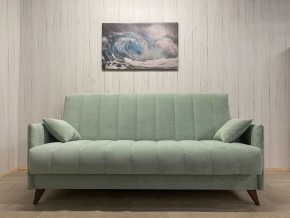 Диван Престиж-3 (НПБ) велюр Sensey mist green в Салехарде - salekhard.ok-mebel.com | фото