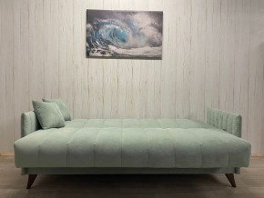 Диван Престиж-3 (НПБ) велюр Sensey mist green в Салехарде - salekhard.ok-mebel.com | фото 3