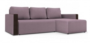 Диван угловой Алиса 3 Vital BLOOM - Teos Dark Brown в Салехарде - salekhard.ok-mebel.com | фото