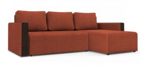 Диван угловой Алиса 3 Vital MANGO - Teos Dark Brown в Салехарде - salekhard.ok-mebel.com | фото
