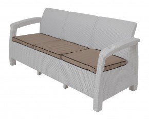 Диван Yalta Premium Sofa 3 Set (Ялта) белый (+подушки под спину) в Салехарде - salekhard.ok-mebel.com | фото 1