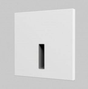 DK1030-WH Светильник встраиваемый в стену, IP 20, LED 3000K, 3 Вт, белый, алюминий в Салехарде - salekhard.ok-mebel.com | фото