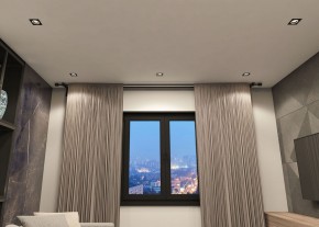 DK2061-BK Встраиваемый светильник IP 20, до 15 Вт, GU10, LED, черный, алюминий в Салехарде - salekhard.ok-mebel.com | фото 3