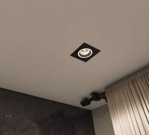 DK2061-BK Встраиваемый светильник IP 20, до 15 Вт, GU10, LED, черный, алюминий в Салехарде - salekhard.ok-mebel.com | фото 4
