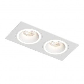 DK2062-WH Встраиваемый светильник, IP 20, до 15 Вт, GU10, LED, белый, алюминий в Салехарде - salekhard.ok-mebel.com | фото
