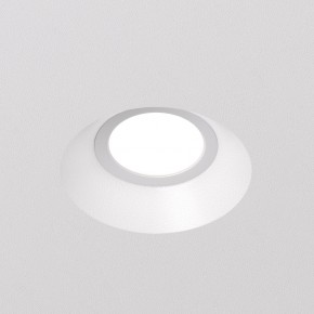 DK2081-WH Встраиваемый точечный светильник для натяжных ПВХ потолков INVIZ, IP 20, до 9 Вт, GU10, LED, белый, ABS-пластик в Салехарде - salekhard.ok-mebel.com | фото