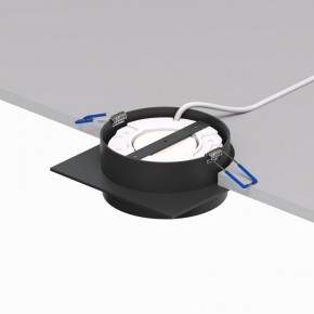 DK2091-BK Встраиваемый светильник FLAT, IP 20, до 15 Вт, GX53, LED, черный, алюминий в Салехарде - salekhard.ok-mebel.com | фото 4