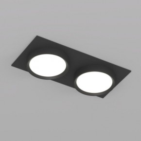 DK2092-BK Встраиваемый светильник FLAT, IP 20, до 15 Вт, GX53, LED, черный, алюминий в Салехарде - salekhard.ok-mebel.com | фото 4