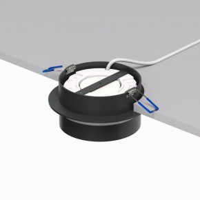 DK2100-BK Встраиваемый светильник NIKO, IP 20, до 15 Вт, GX53, LED, черный, акрил, алюминий в Салехарде - salekhard.ok-mebel.com | фото 4