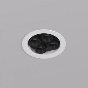 DK2510-WB Встраиваемый светильник SPACE со светодиодом d65 220V 8W 38° 4000К IP20 белый/черный алюминий в Салехарде - salekhard.ok-mebel.com | фото 2