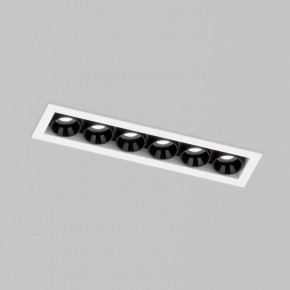 DK2514-WB Встраиваемый светильник SPACE со светодиодом L126mm 220V 10W 38° 4000К IP20 белый/черный алюминий в Салехарде - salekhard.ok-mebel.com | фото